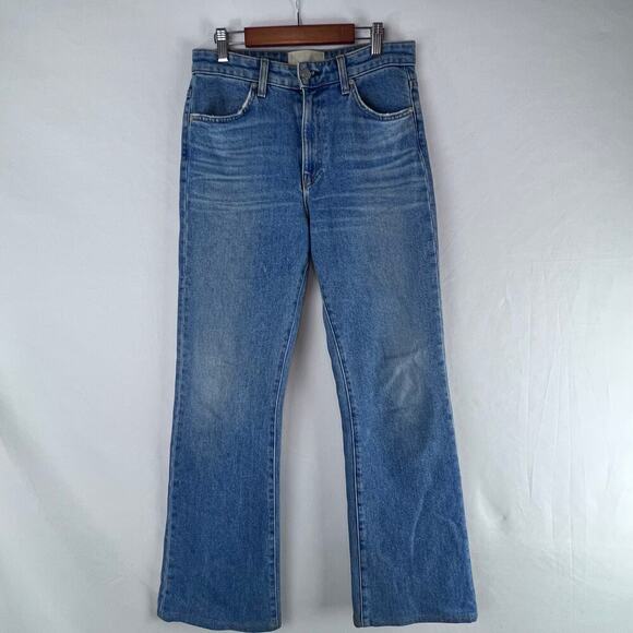 CQY Women's Jeans High Rise Straight Leg Light Wash Size 26 Denim - Picture 1 of 8